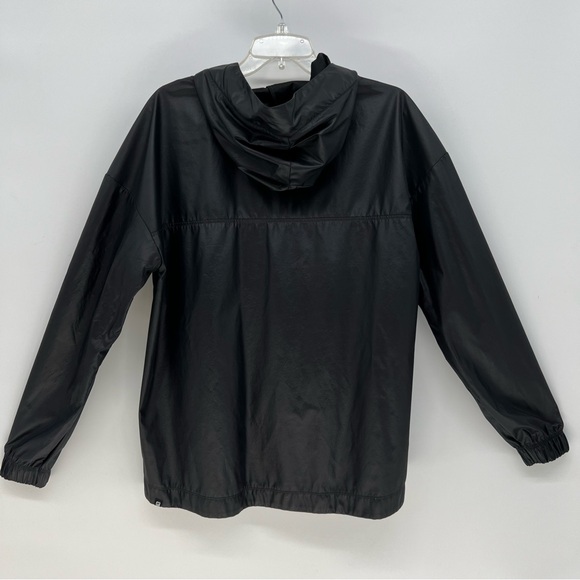 Fabletics Europa Pullover II Black Waterproof Large Windbreaker Raincoat *READ* - Picture 2 of 9